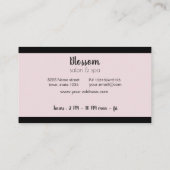 Cherry Blume Visitenkarte (Rückseite)