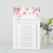 Cherry Blüte Er sagte, sie sagte Brautparty-Spiel (Stehend Vorderseite)