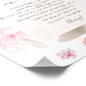 Cherry Blüte setzte einen Ring auf ihr Spielplakat Poster (Ecke)