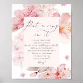 Cherry Blüte setzte einen Ring auf ihr Spielplakat Poster (Vorne)