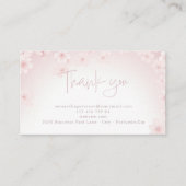 Cherry Blüte vielen Dank an Kunden Gehäuse Karte (Vorderseite)