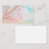 Cherry Blüten Bäume Wasser Farbe Visitenkarten Visitenkarte (Vorne/Hinten)