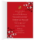 Cherry Blüten Doppelglücklichkeit Chinesische Hoch (Innen (Rechts))