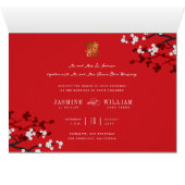 Cherry Blüten Doppelglücklichkeit Chinesische Hoch (Innenansicht Horizontal (Unten))