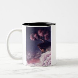 Cherry Blüten Farbakzente Tasse