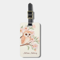 Cherry Blüten Niedlich Owl