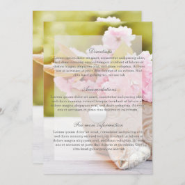 Cherry-Blüten-Rosa-Blume Hochzeit Einladung