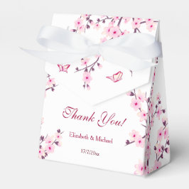 Cherry Blüten Rosa Braun Geschenkschachtel