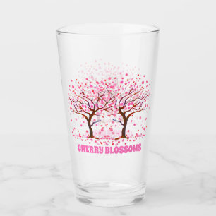 Cherry Blüten Rosa Schneeglobe Glas