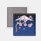 Cherry Blüten und Fuji Magnet (Vorderseite/Rückseite)