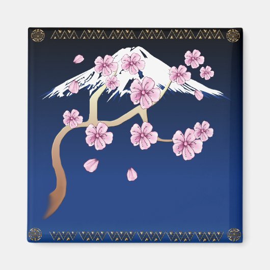 Cherry Blüten und Fuji Magnet (Vorne)