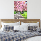 Cherry Blütenbild Leinwand (Insitu (Schlafzimmer))
