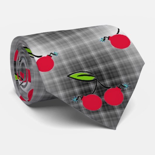 Cherry Bomb Krawatte (Gerollt)