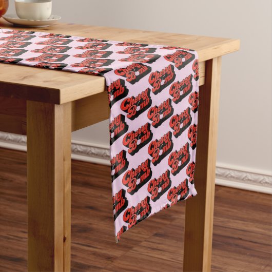 Cherry Bomb Long Table Runner Großer Tischläufer (Beispiel)