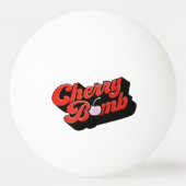 Cherry Bomb Ping Pong Ball Tischtennisball (Rückseite)