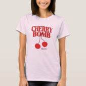 Cherry Bomb Retro T-Shirt (Vorderseite)