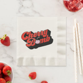 Cherry Bomb Serviette