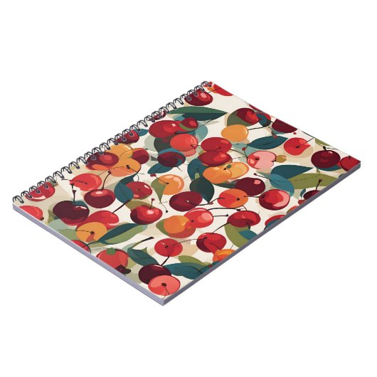 Cherry Bomb Spiral Notebook Notizblock (Linke Seite)