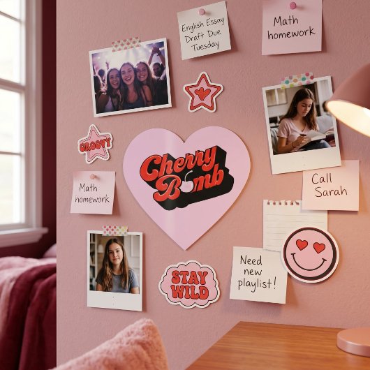 Cherry Bomb Star Sticker