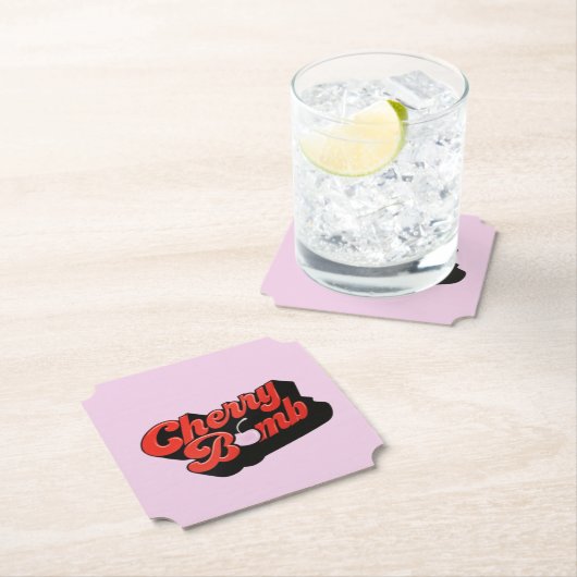Cherry Bomb Untersetzer (Vor Ort)