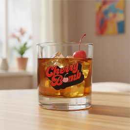 Cherry Bomb Whiskey Glas