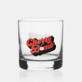 Cherry Bomb Whiskey Glas (Rückseite)