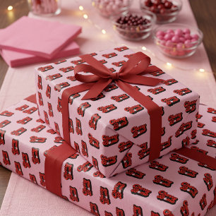 Cherry Bomb Wrapping Paper Geschenkpapier