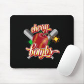Cherry Bombs Logo Softll Team passend für Mädchen  Mousepad (Mit Mouse)