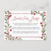 Cherry Books for Baby Card Begleitkarte (Vorderseite)