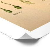 Cherry Botanical Print Poster (Ecke)