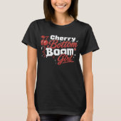 Cherry Bottom Girl – Retro Kirsche T-Shirt (Vorderseite)
