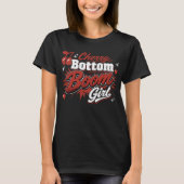 Cherry Bottom Girl – Retro Kirsche T-Shirt (Vorderseite)