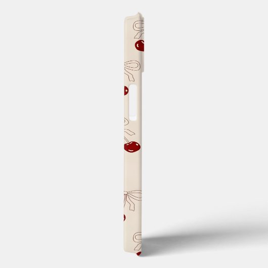 Cherry & Bow Aesthetic iPhone / iPad Case - Niedli (Rückseite / Rechts)