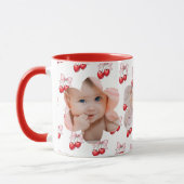 Cherry-bow-Rosa-Foto-Kinder Tasse (Links)