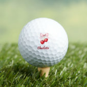 Cherry bow rosa name golfball (Insitu T-Shirt)