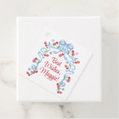 Cherry Bows Watercolor Geschenkanhänger (Beispiel)