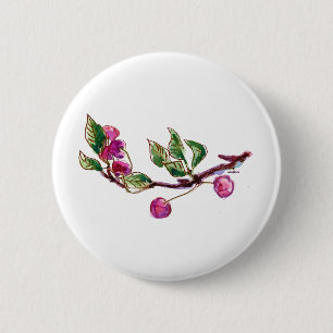 Cherry Branch Button