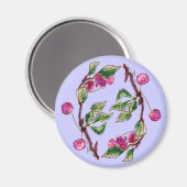 Cherry Branch Magnet (Vorderseite/Rückseite)