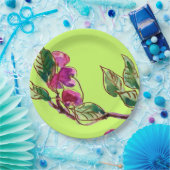 Cherry Branch on Green by Linandara Pappteller (Party)