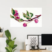 Cherry Branch Poster (Heimbüro)