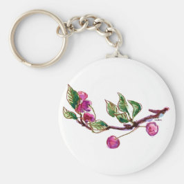 Cherry Branch Schlüsselanhänger