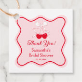 Cherry Brautparty Geschenkanhänger (Vorderseite)