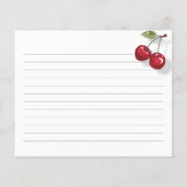 Cherry Brautparty Rezept Card (Rückseite)