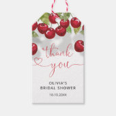 Cherry Brautparty Vielen Dank Geschenkanhänger (Vorderseite)