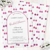 Cherry Bridal Dusche Einladung