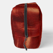 Cherry Brown Textured Look Waschbeutel (Rechts)