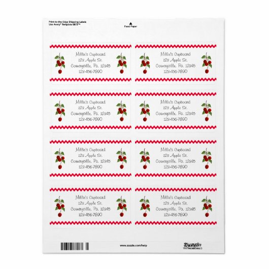 Cherry-Bunch-Label (Vorne)