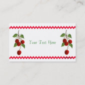 Cherry Bunch-Visitenkarte Visitenkarte (Rückseite)