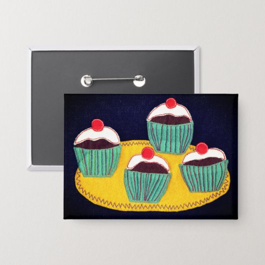 Cherry Buns Button (Vorderseite/Rückseite)