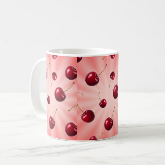 Cherry Burst Kaffeetasse (Vorderseite Links)
